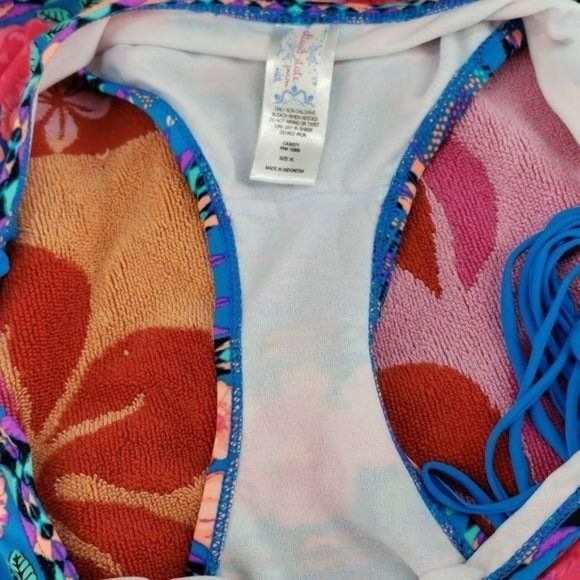 Altar’d State Hawaiian Floral String fringe XL Bikini‎ bottom - Picture 7 of 8